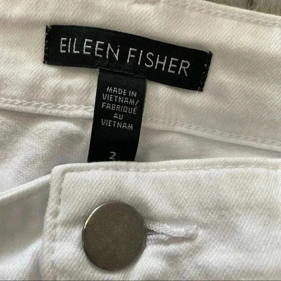 EILEEN FISHER Organic Cotton Boot-Cut Jean Size 2 - Picture 7 of 9